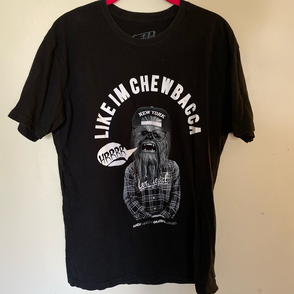 Grateful Chewbacca Star Wars Tee Men’s Large